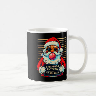 Lustiger Weihnachtsmann Einbruch Weihnachten Kaffeetasse