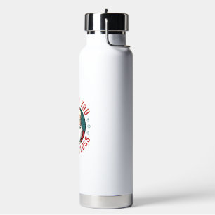 Lustiger Weihnachtsmann hat nicht geflosst Weihnac Trinkflasche