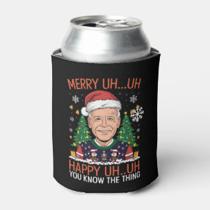 Lustiger Weihnachtsmann Joe Biden Frohe Äh Äh Weih Dosenkühler