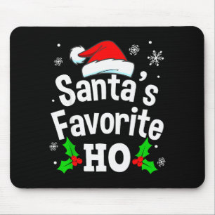 Lustiger Weihnachtsmann Lieblings-Ho-Unartiger-Sch Mousepad