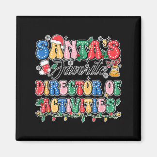 Lustiger Weihnachtsmann Lieblingsdirektor von Akti Magnet