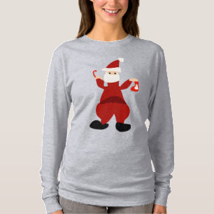 Lustiger Weihnachtsmann  T-Shirt