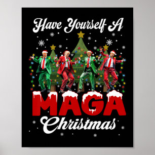 Lustiger Weihnachtsmann Trump Hab Dir Ein Frohes M Poster