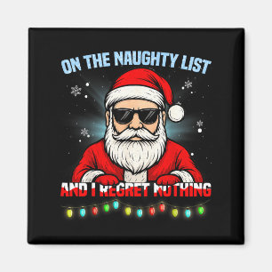 Lustiger Weihnachtsmann Weihnachten Xmas für Männe Magnet