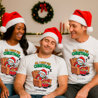 Lustiger Weihnachtsmann-Weihnachts-T-Shirt – Benut T-Shirt