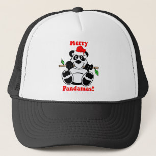 Lustiger Weihnachtspanda-Bär Truckerkappe