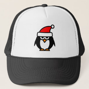 Lustiger Weihnachtspenguin-Cartoon Truckerkappe