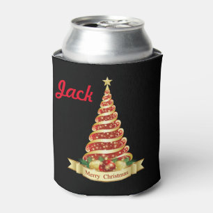 Lustiger Weihnachtsstrumpf-Füller YOUR NAME Bier Dosenkühler