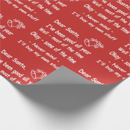 lustiger Weihnachtsweihnachtsgeschenkverpackung Geschenkpapier