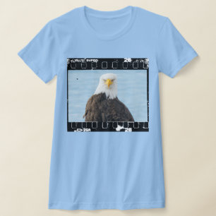 Lustiger Weißkopfseeadler Grumpy Faces Filmstreife T-Shirt