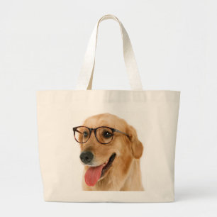Lustiger Welpe Süßer Hundeliebhaber Golden Retriev Jumbo Stoffbeutel