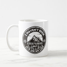 lustiger Weltreisender, den ich nicht überall war Kaffeetasse