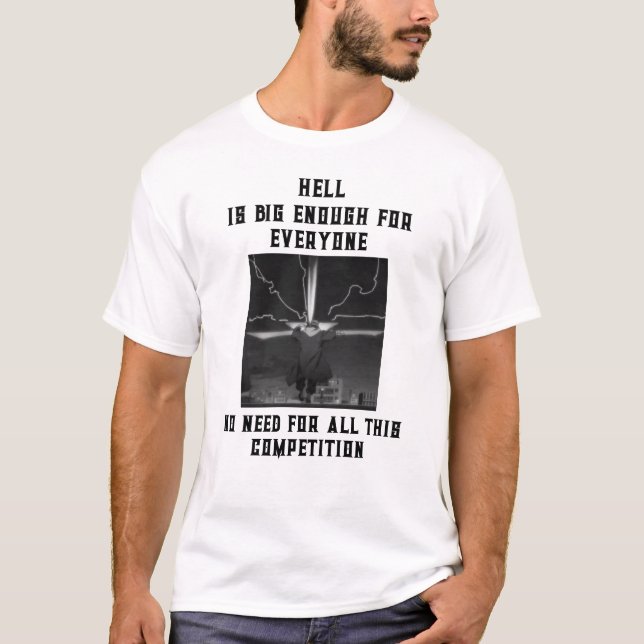 Lustiger Wettbewerb T-Shirt (Vorderseite)