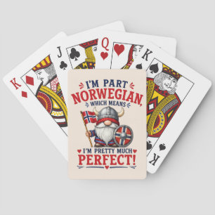 Lustiger Wikinger/Norwegischer Gnom, "Ich bin teil Spielkarten