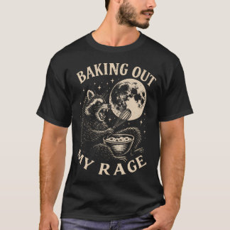 Lustiger Wilder Waschbär, der meine Wut backt - T-Shirt