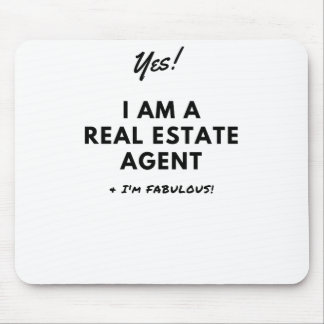 Lustiger wirklicher Anwesen-Agent-einzigartiges Mousepad