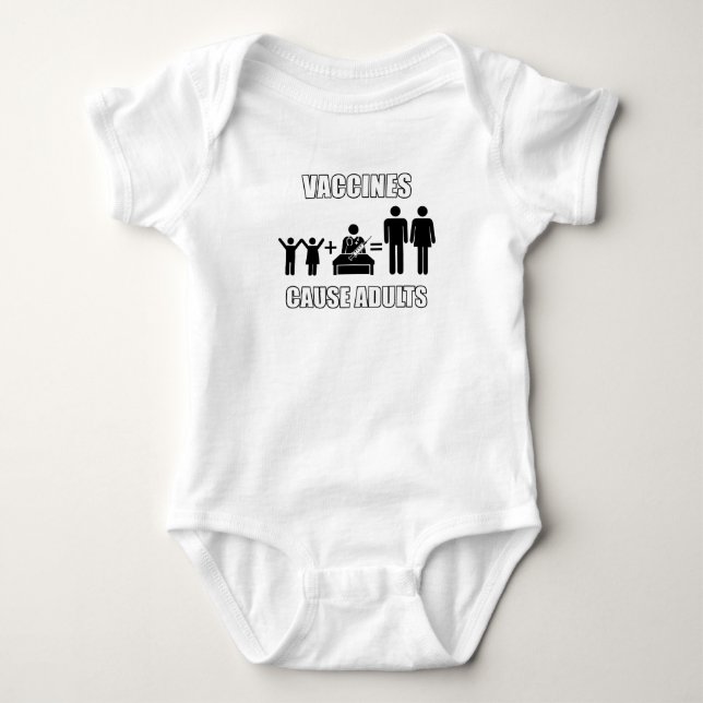 Lustiger Wissenschaftsbodysuit der Baby Strampler (Vorderseite)