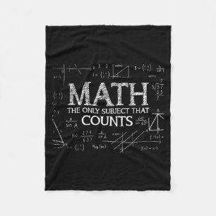 Lustiger Wissenschaftsnerd Mathe Das Einzige Fach Fleecedecke