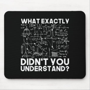 Lustiger Wissenschaftsphysiker Mathe Physik  Mousepad