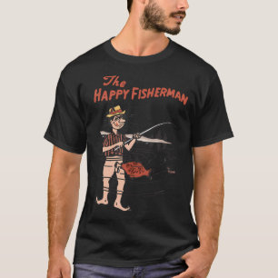 Lustiger Witz Der glückliche Fischer T-Shirt