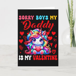 Lustiger Witz für Jungen Daddy ist mein Valentinst Karte