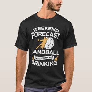 Lustiger Wochenenden-Prognosen-Handball mit dem T-Shirt