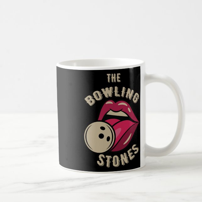 Lustiger Wortwitz-Bowlingstein  Kaffeetasse (Rechts)