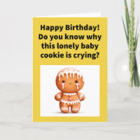 Lustiger Wortwitz Einsamer Baby-Keks Alles Gute zu