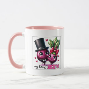 Lustiger Wortwitz Herz Rüben Wortkunst  Tasse