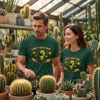 Lustiger wütender Kaktus T-Shirt