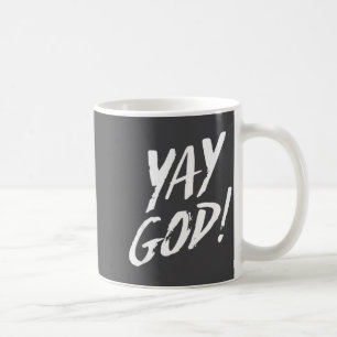 Lustiger Yay Gott Grafik Jesus Christliche Religio Kaffeetasse