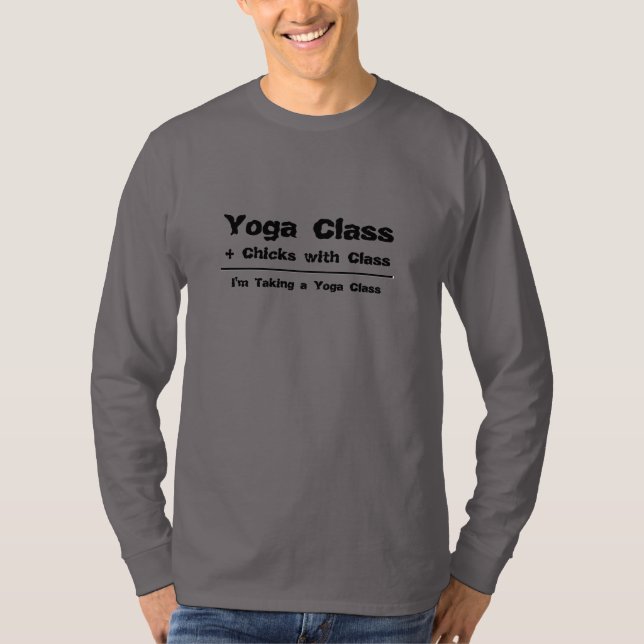 Lustiger Yoga-T - Shirt für Männer (Vorderseite)