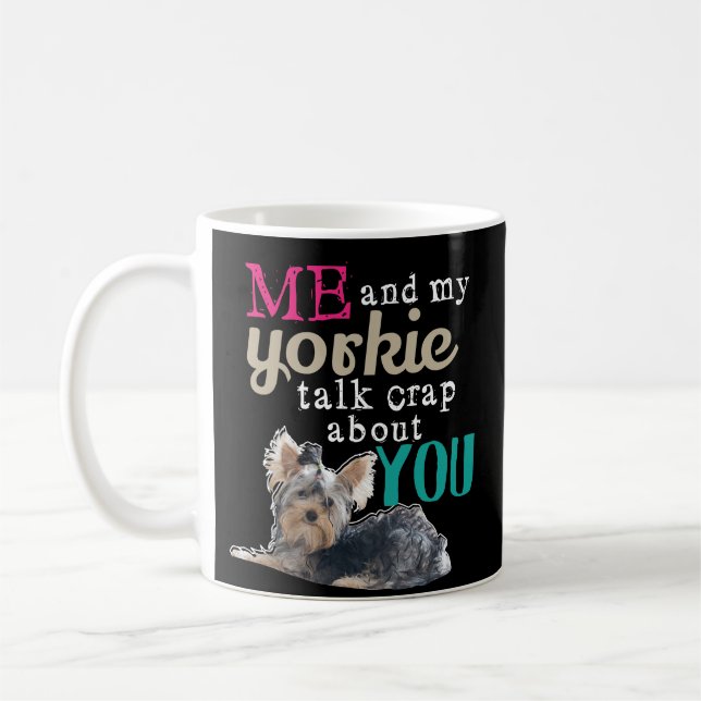 Lustiger Yorkie Kaffeetasse (Links)