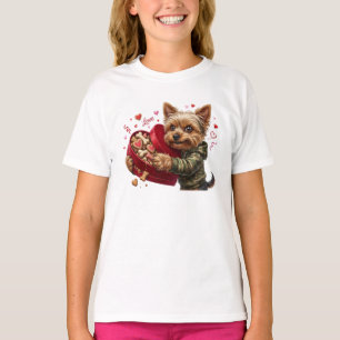 Lustiger Yorkie-Valentinsgruß-Becher Süßes Yorki T-Shirt
