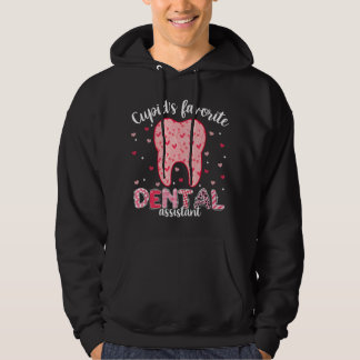 Lustiger Zahn Cupids Lieblingszahnarzthelferin Val Hoodie