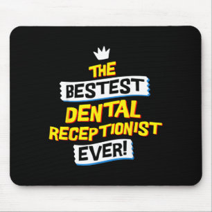 Lustiger Zahnarzt-Rezeptionist Büro Job Mousepad