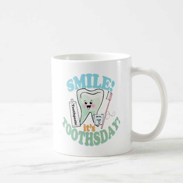 Lustiger Zahnarzt-Zahnarzthelfer Kaffeetasse (Rechts)