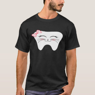 Lustiger Zahnarzthelfer Katzenliebhaber für Zahnar T-Shirt