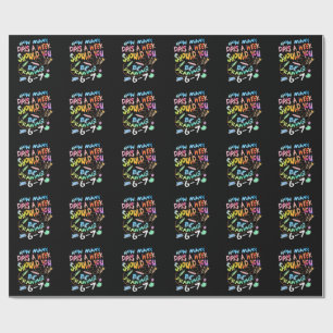 Lustiger Zeichen Sketchkünstler  Geschenkpapier