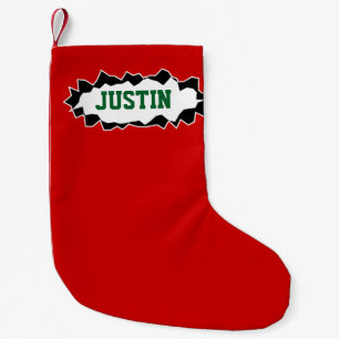 Lustiger zerrissener Loch WeihnachtsStrumpf für Kleiner Weihnachtsstrumpf