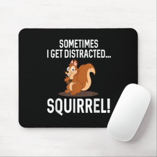 LUSTIGER ZERSTREUTER EICHHÖRNCHEN Tier Zoo Bauernh Mousepad