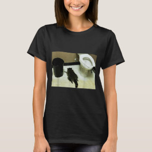 Lustiger zertrümmerter Panda betrunkener Waschbär T-Shirt