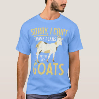 Lustiger Ziegenbauer Landwirtschaft Tier Ziege T-Shirt