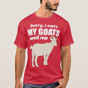 Lustiger Ziegenliebhaber Bauernhof Tier Ziege T-Shirt