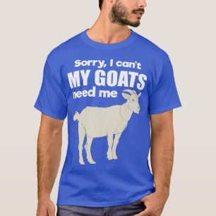 Lustiger Ziegenliebhaber Bauernhof Tier Ziege T-Shirt