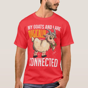 Lustiger Ziegenliebhaber Landwirtschaft Bauernhof  T-Shirt