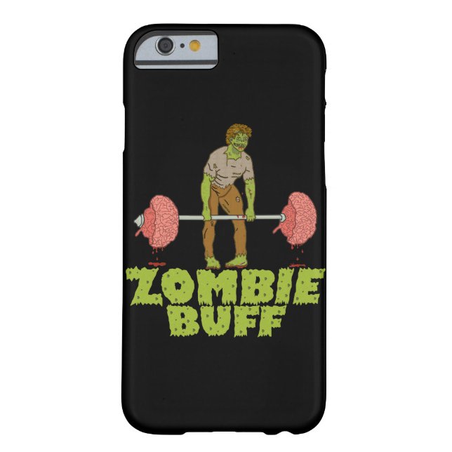 Lustiger Zombie-Büffelleder-Gewichts-Heber Case-Mate iPhone Hülle (Rückseite)