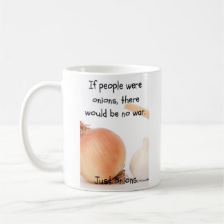 Lustiger Zwiebel-Krieg Kaffeetasse