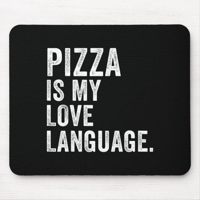 Lustiger Zza ist meine Liebessprache, lustiger Ant Mousepad (Vorne)