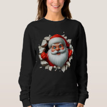 Lustiges 3D-Santa-Claus-Weihnachtsdesign